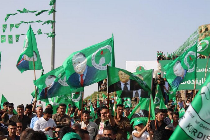 الاتحاد الوطني يقيم احتفالين مهيبين في اربيل والسليمانية